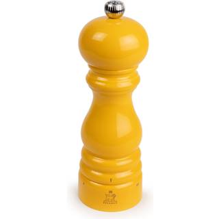 Peugeot Paris U'Select Salzmühle 18 cm Buchenholz safrangelb lackiert - Stahlmahlwerk - Gelb