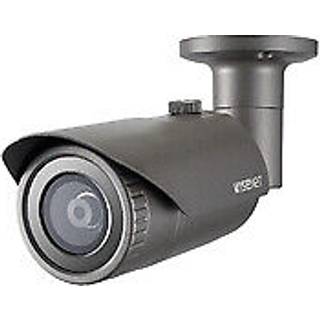 Hanwha Vision Bullet Kamera QNO-6022R 4,0mm Überwachungskamera mit 2 Megapixel Auflösung. professionelle Kamera für außen - anthrazit"silber