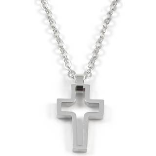 Unik Kors Stål Halskæde