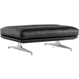&Tradition Inland AV32 puf 78x113 cm Noble læder sort/Warm black