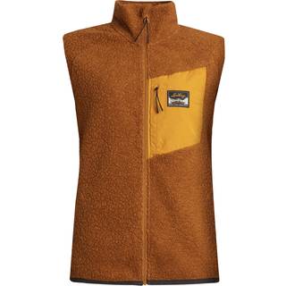 Lundhags Women's Flok Wool Pile Vest Dark Gold, XS