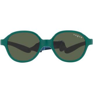 Vogue Briller VJ2012 Børn 297571 43 Solbriller Børn Grøn - Green On Dark Blue Rubberized Effect - 43mm