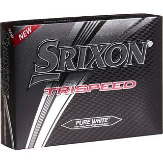 Srixon Trispeed x All4Golf golfbolde - pakke med 12 stk., hvid