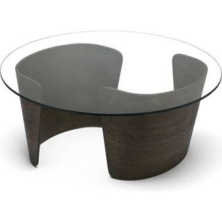 Sibast Furniture No 7 Lounge Sofabord Ø90 Høj Mørk Olieret Eg/Glas