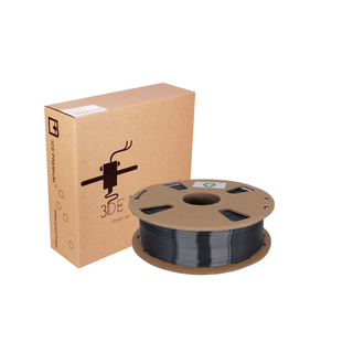 3DE Premium - PLA Silky - Black - 1.75mm - 1kg