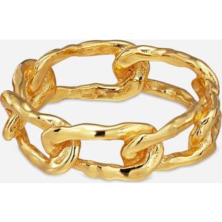 Jane Kønig Medium Space Link Ring 18 kt. MSLR-AW23-G-50 (ring) - Dame - 925 Sterling Silver