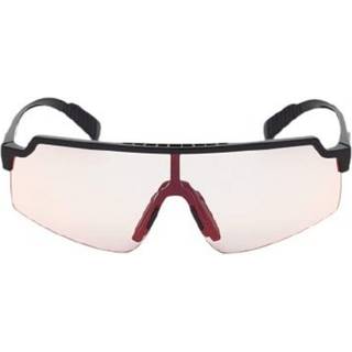 Adidas Sport Unisex SP0028 01C Solbriller Plast Sort klar Grå Maske Fotokromatisk