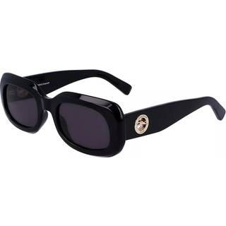 Longchamp LO716S 001 52 Solbriller Kvinder Black - Black - 52mm