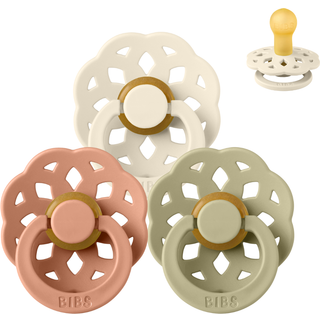 BIBS Rund Boheme Sut - Sampak - 3 stk. - Str. 1 - Soft Autumn