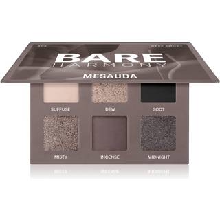 Mesauda Milano Bare Harmony Øjenskygge palette Skygge 202 Deep Smoky 6x1 g - 6x1 g