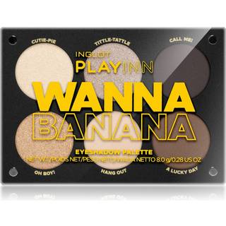 Inglot PlayInn Eyeshadow Palette Øjenskygge palette Skygge Wanna Banana 8 g - 8 g