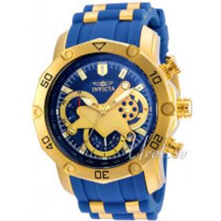 Invicta 22798 Pro Diver Blå/Gul guldtonet stål Ø50 mm