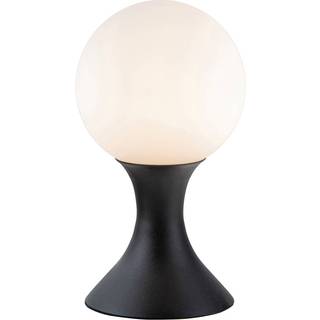 Moya bordlampe med glasskærm, sort