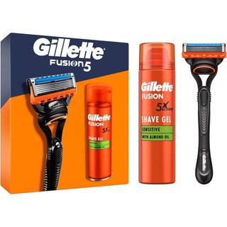 Gillette Fusion5 Sæt Barberskraber + Barberskum