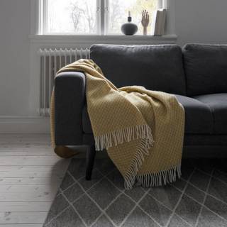 Scandi Living Peak uldtæppe cream 170x240 cm