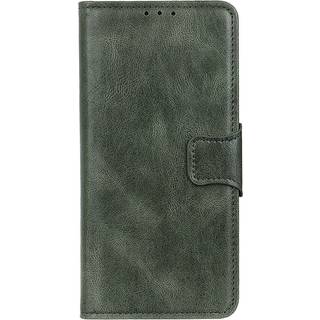 Xiaomi Redmi Note 12 (4G) Læder Flip Cover m. Pung & Ståfunktion - Grøn