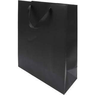 Paper Poetry Geschenktüte schwarz 26x32x12cm - Schwarz