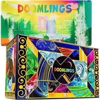 Doomlings Deluxe Bundle - Fun Family Card Game For voksne Teenagere & b?rn i alderen 10+ Inkluderer Playmat 5 -udvidelser & 3 Mystery Holofoils