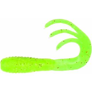 Skull Gear Flexibait Triple Tail - Chartreuse - Tutti Frutti - 5 stk