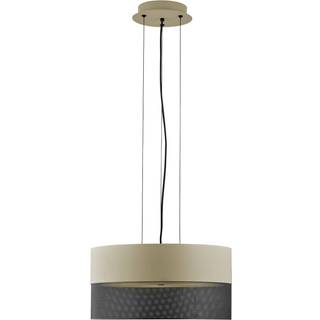 Mesh pendellampe E27 Ø 50 cm, sand/sort