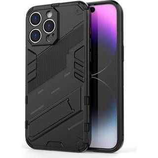 SKALO iPhone 15 Pro Max Hybrid BIBERCAS Cover - Sort