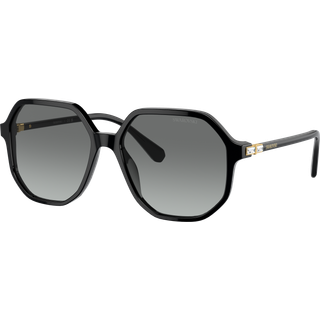 Swarovski SK6003 100111 57 Solbriller Kvinder Black - Black - 57mm