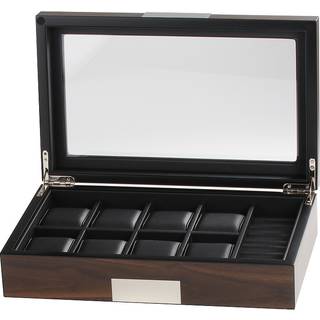 Rothenschild Uhrenbox RS-2381-10W für 8 Uhren + Manschettenknöpfe