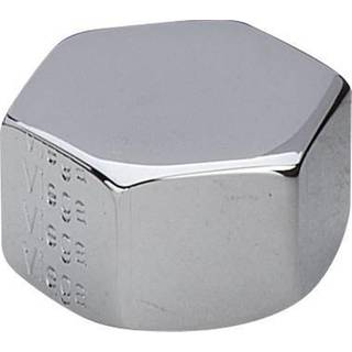 Slutmuffe 3/4'' m/pakning, forkr. Messing