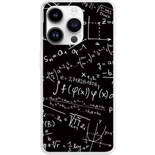 iPhone 15 Pro Fleksibelt Plastik Bagside Cover m. Print - Matematisk Formel