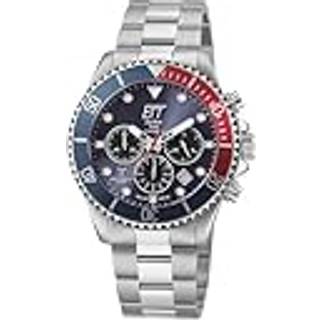 ETT Eco Tech Time EGS-11608-35M Funk-Solar Herren-Chronograph Watersports Blau/Rot
