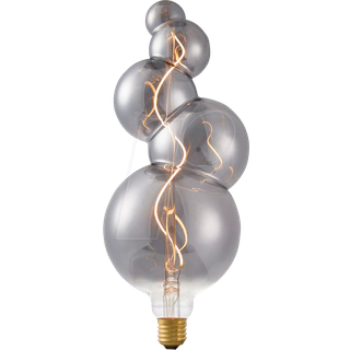 E27 - SPL Big FleX Bubble - Smoke - Ø:125mm - 2200K - CRI 80 - Dæmpbar
