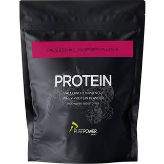 PurePower Valleprotein Hindbær 400g - Proteinpulver