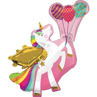 Folienballon fliegendes Einhorn