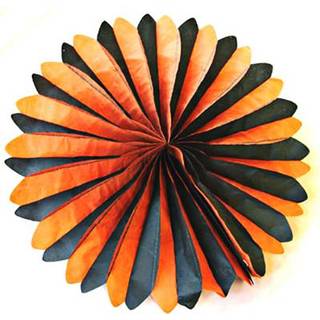 Halloween Fächer Rosette 48cm
