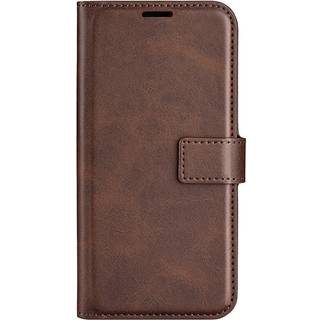 TCL 30 (4G) / (5G) Læder Flip Cover m. Kortholder - Mørk Brun