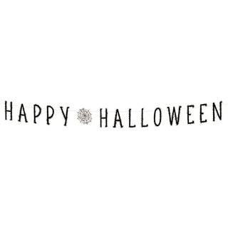 Happy Halloween bogstavbanner