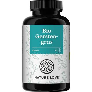 Nature Love Kapsler med økologisk byggræs