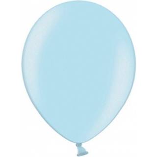 100 stk. Latexballoner lyseblå perle 12" – Professionel kvalitet til fest og dekoration