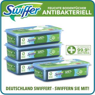 Swiffer Wet Wipes Refill Lemon 20 stk – Effektiv gulvrengøring