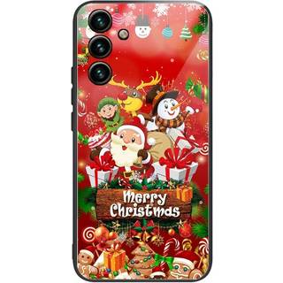 Samsung Galaxy A14 (5G) Jule Cover m. Glasbagside - Merry Christmas