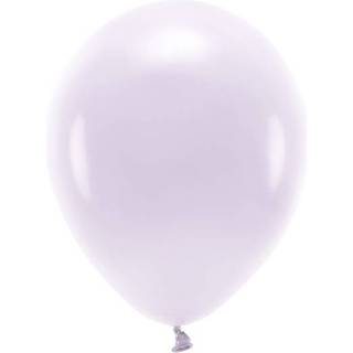 100 stk. Økologiske balloner lys lavendel 12" – Biologisk nedbrydelige til festpynt