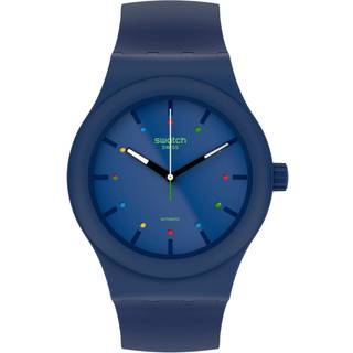 Swatch Sistem 51 '1983 Collection' Quartz Blue Dial Men's Watch SO30N400