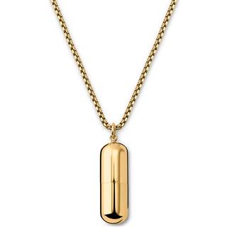 Egan | Guldfarvet Pille Halskæde