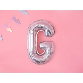 1 stk. Holografisk G Folieballon 35 cm – Perfekt til Festlige Dekorationer