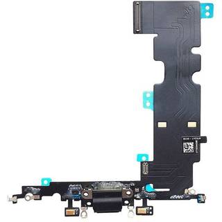 iPhone 8 Plus Opladningsmikrofon Flex - Sort