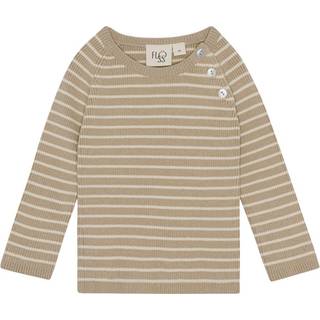 Flöss Flye Stribet Trøje Sand 74 cm  Beige  74 cm  Unisex
