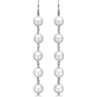 Mads Z Treasure XL sølv øreringe med 5 kulturperler