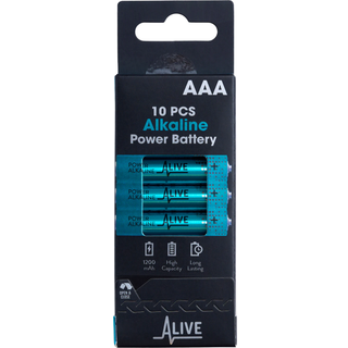 AAA-batterier 10 stk. 1,5 V