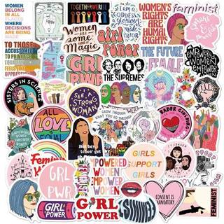 Klistermærker - Girl Power - 50 stk
