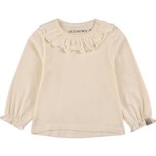 Gullkorn Design Sonja Flæset T-shirt Snow White 92 cm  Creme  92 cm  kvinde